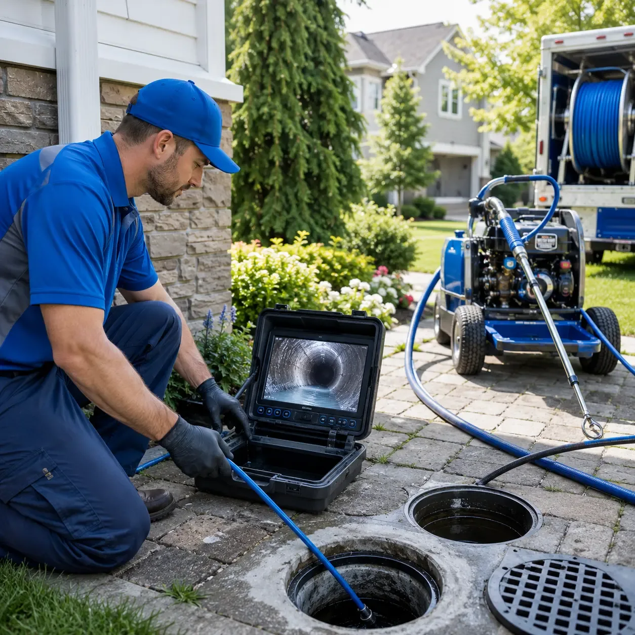 Outdoor drain cleaning professionals serving Cedar Hill, MO